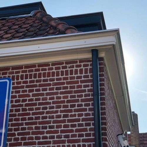 Foto van dakgoot in Zierikzee